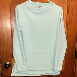 Dudley Stephens Boat Neck Fleece Light Blue Small